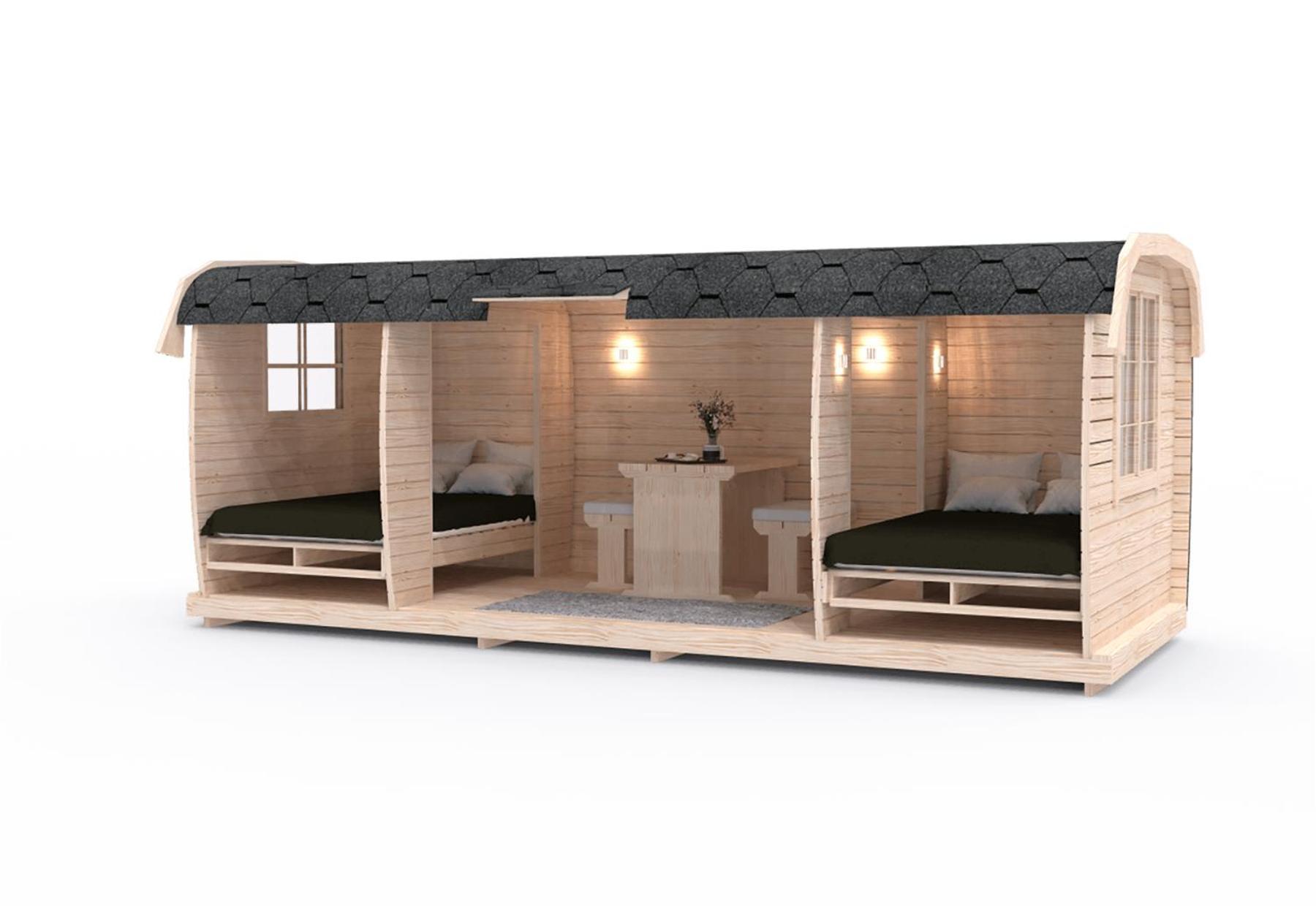 Naturcamping Lueneburger Heide - Chalets & Tiny Haeuser Soltau Exterior foto